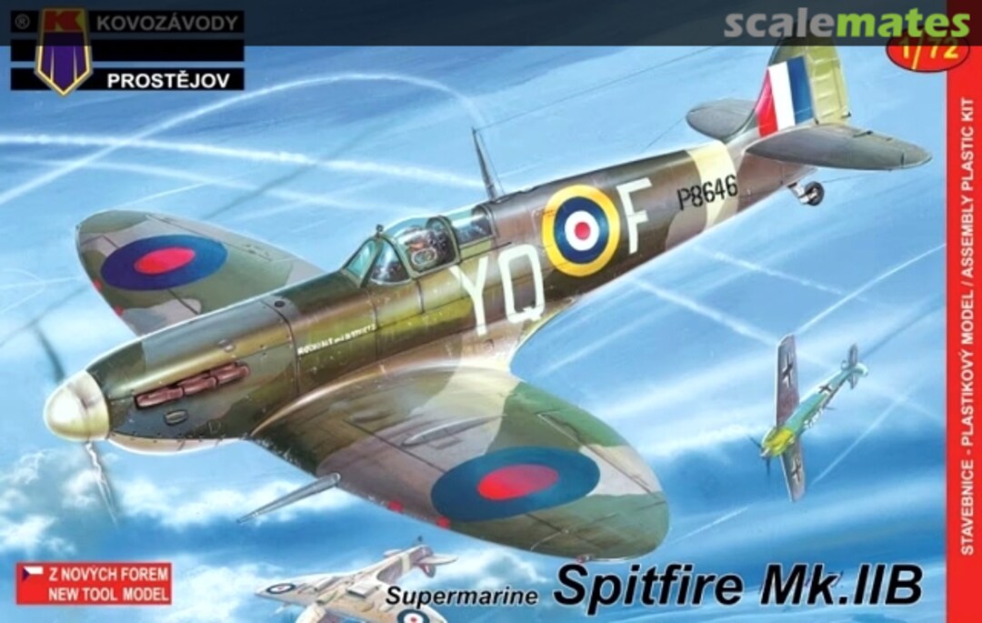 Boxart Supermarine Spitfire Mk.IIB KPM0056 Kovozávody Prostějov