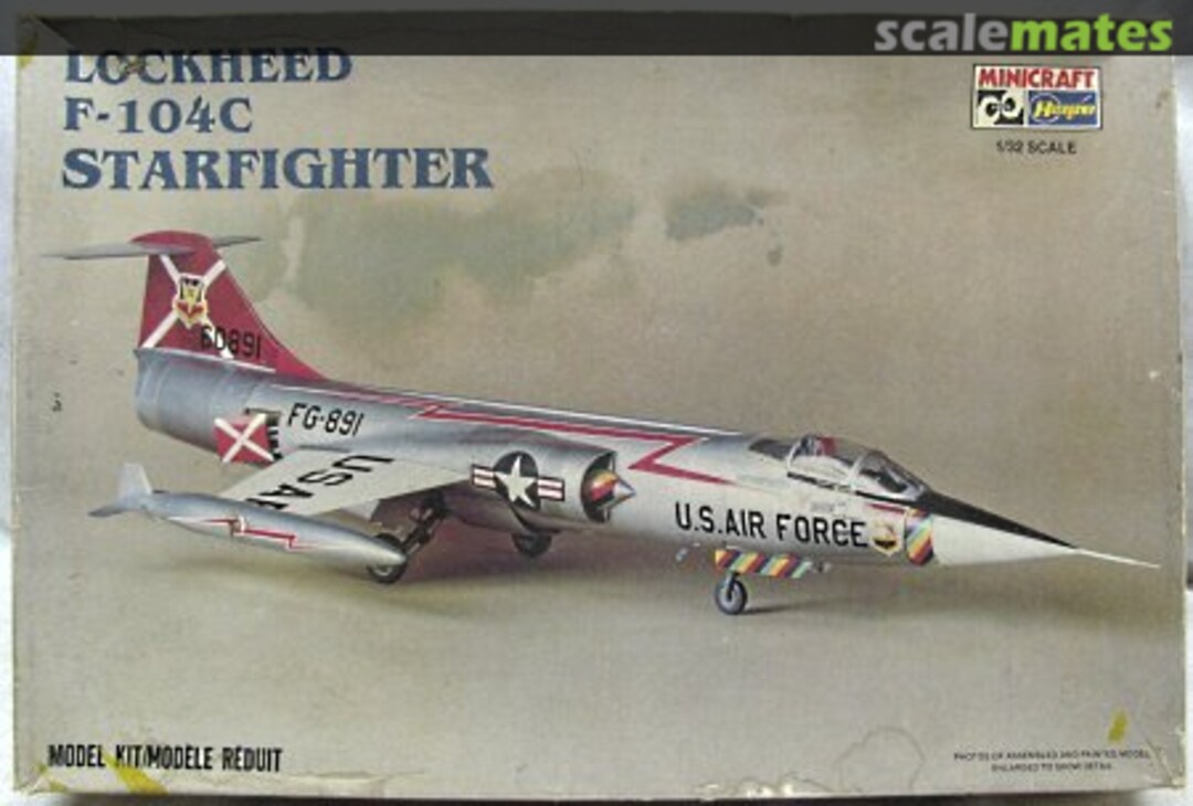 Boxart Lockheed F-104C Starfighter 1104 Minicraft Hasegawa