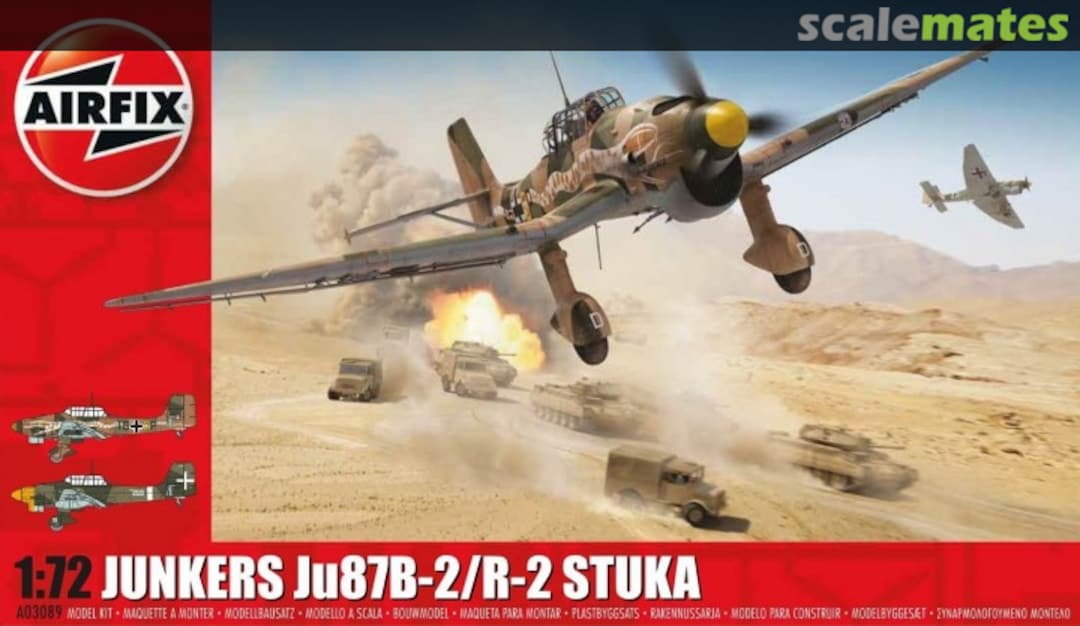 Boxart Junkers Ju87B-2/R-2 Stuka A03089 Airfix