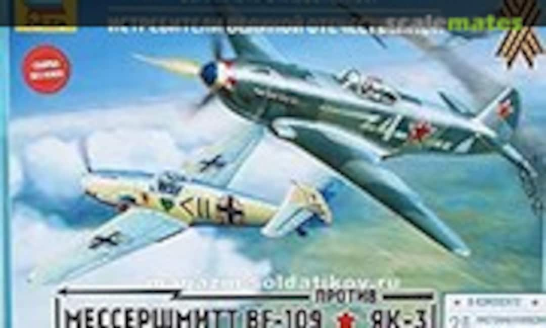 1:72 Messerschmitt Bf-109 vs YaK-3 (Zvezda 5201)