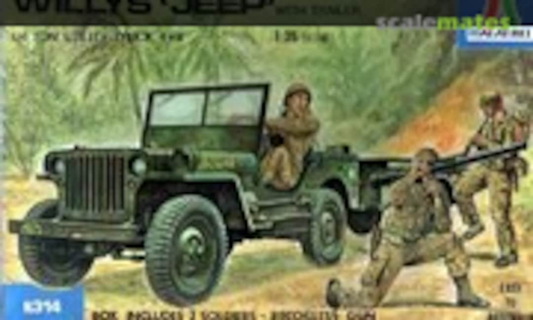 1:35 Willys 'Jeep' with trailer (Italaerei 314)