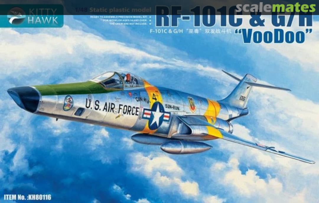 Boxart RF-101C & G/H Voodoo KH80116 Kitty Hawk