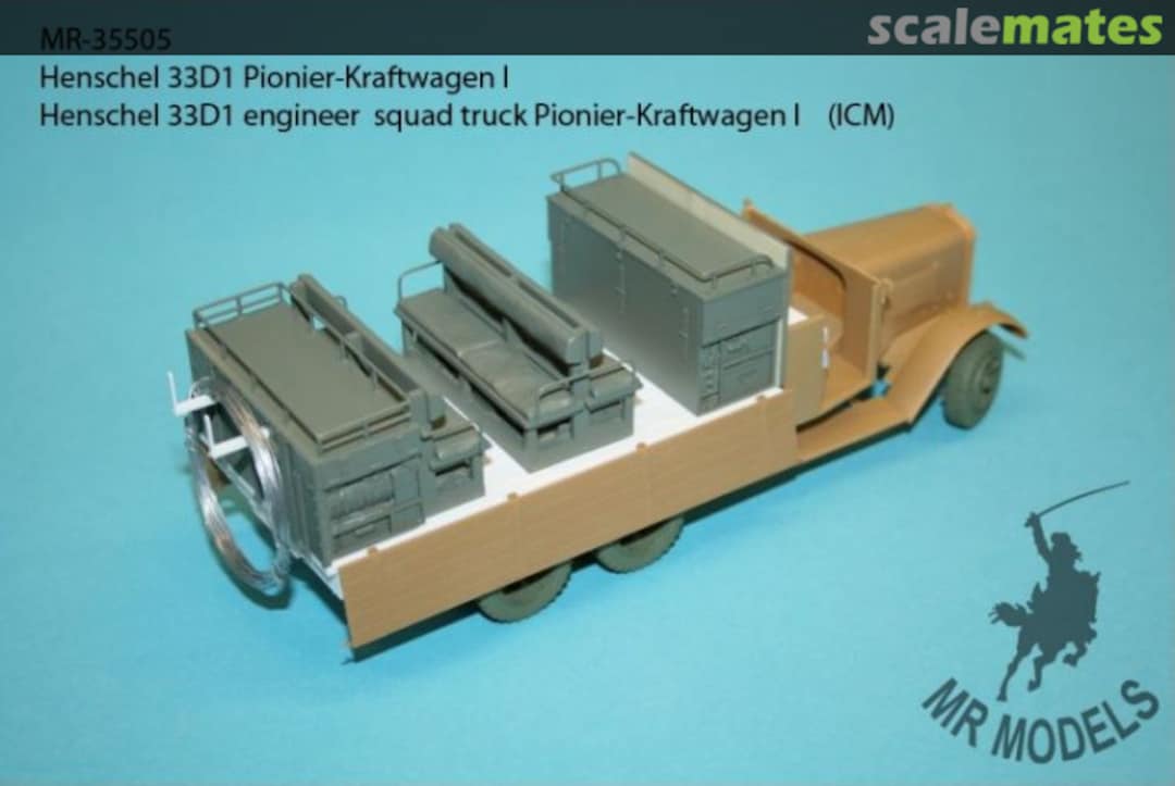 Boxart Henschel 33D1 Pionier-Kraftwagen MR-35505 MR Modellbau