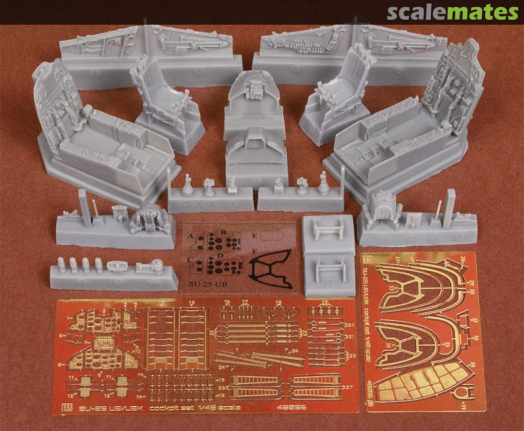 Boxart Su-25UB/UBK cockpit set 48056 SBS Model