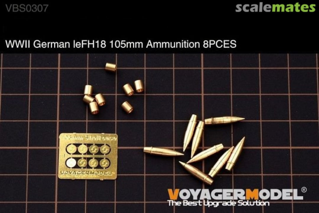 Boxart leFH18 105mm Ammunition 8 pieces (GP) VBS0307 Voyager Model