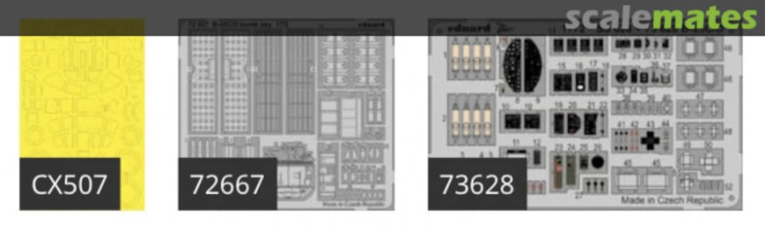 Contents B-25C/ D BIG72153 Eduard