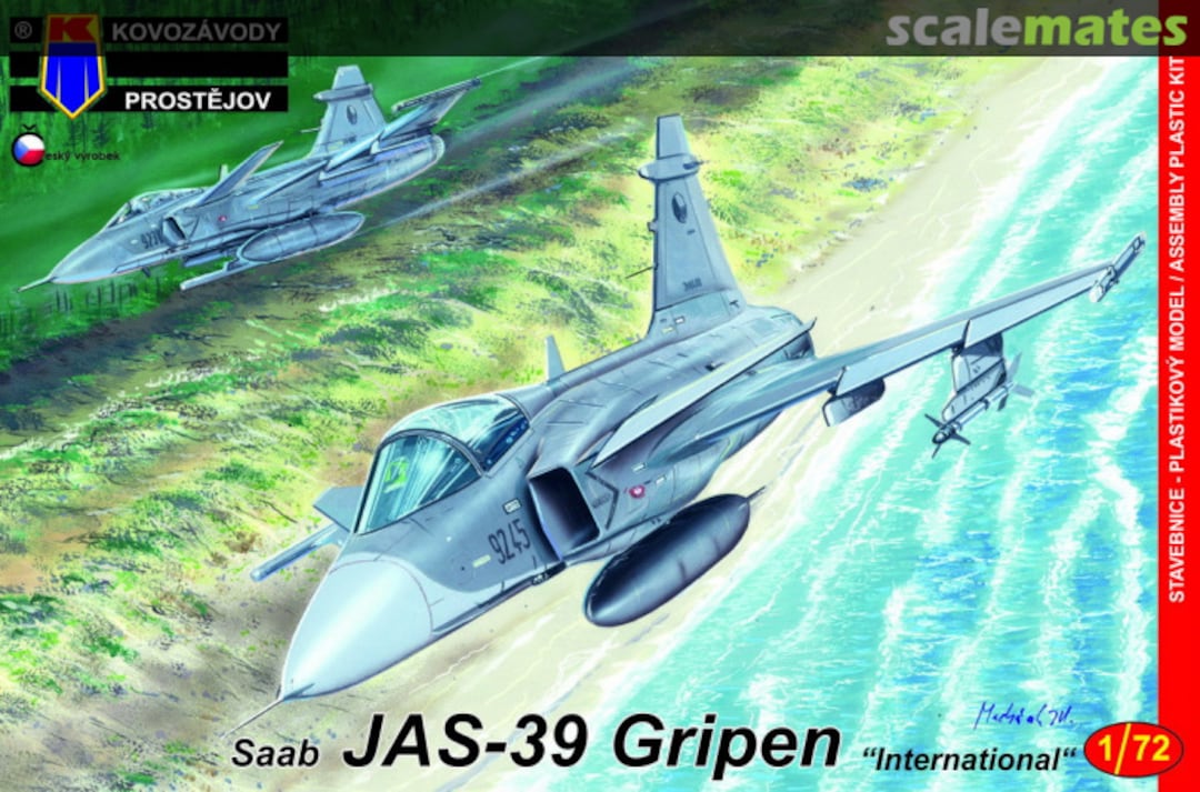 Boxart Saab JAS-39 Gripen KPM0161 Kovozávody Prostějov