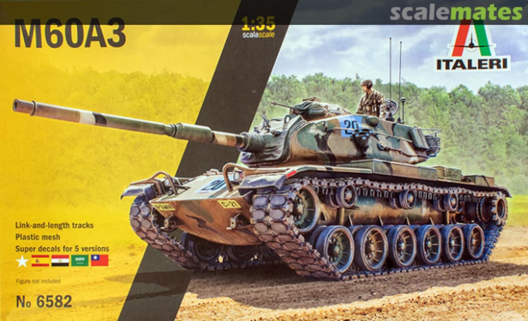 Boxart M60A3 MBT 6582 Italeri