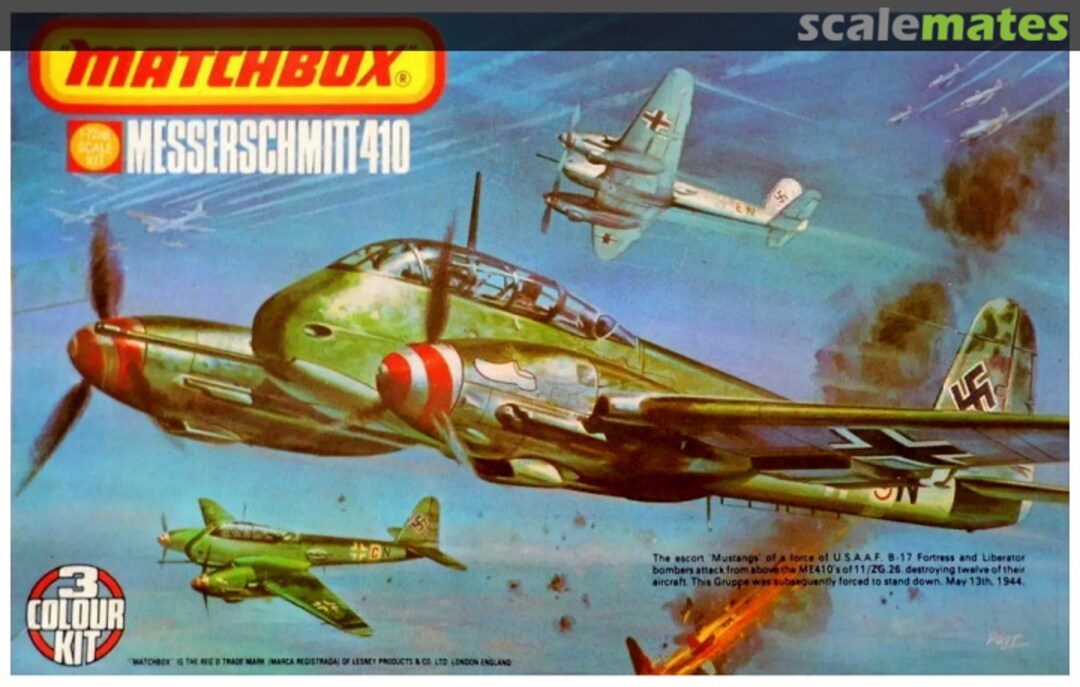 Boxart Messerschmitt 410 PK-113 Matchbox