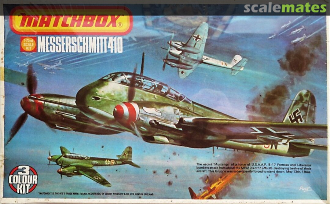 Boxart Messerschmitt 410 PK-113 Matchbox