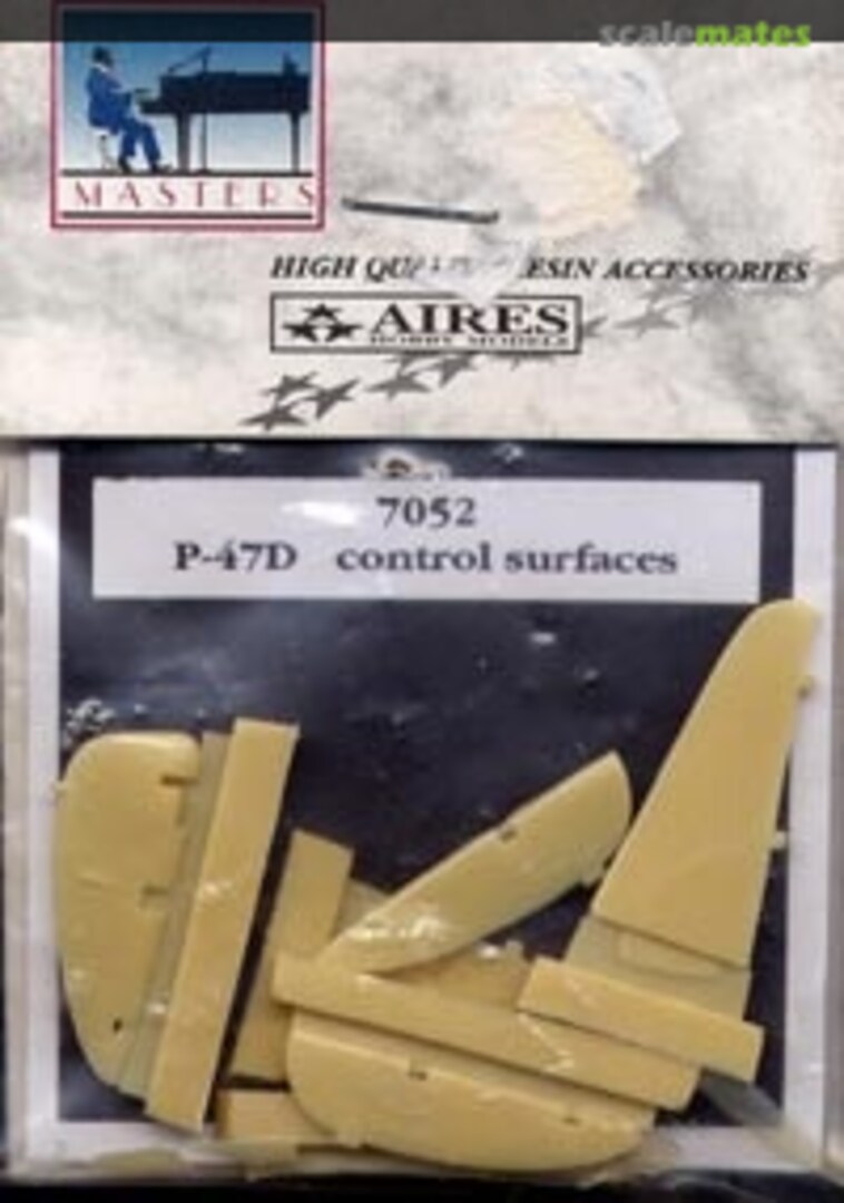 Boxart P-47D Thunderbolt Control surfaces 7052 Aires