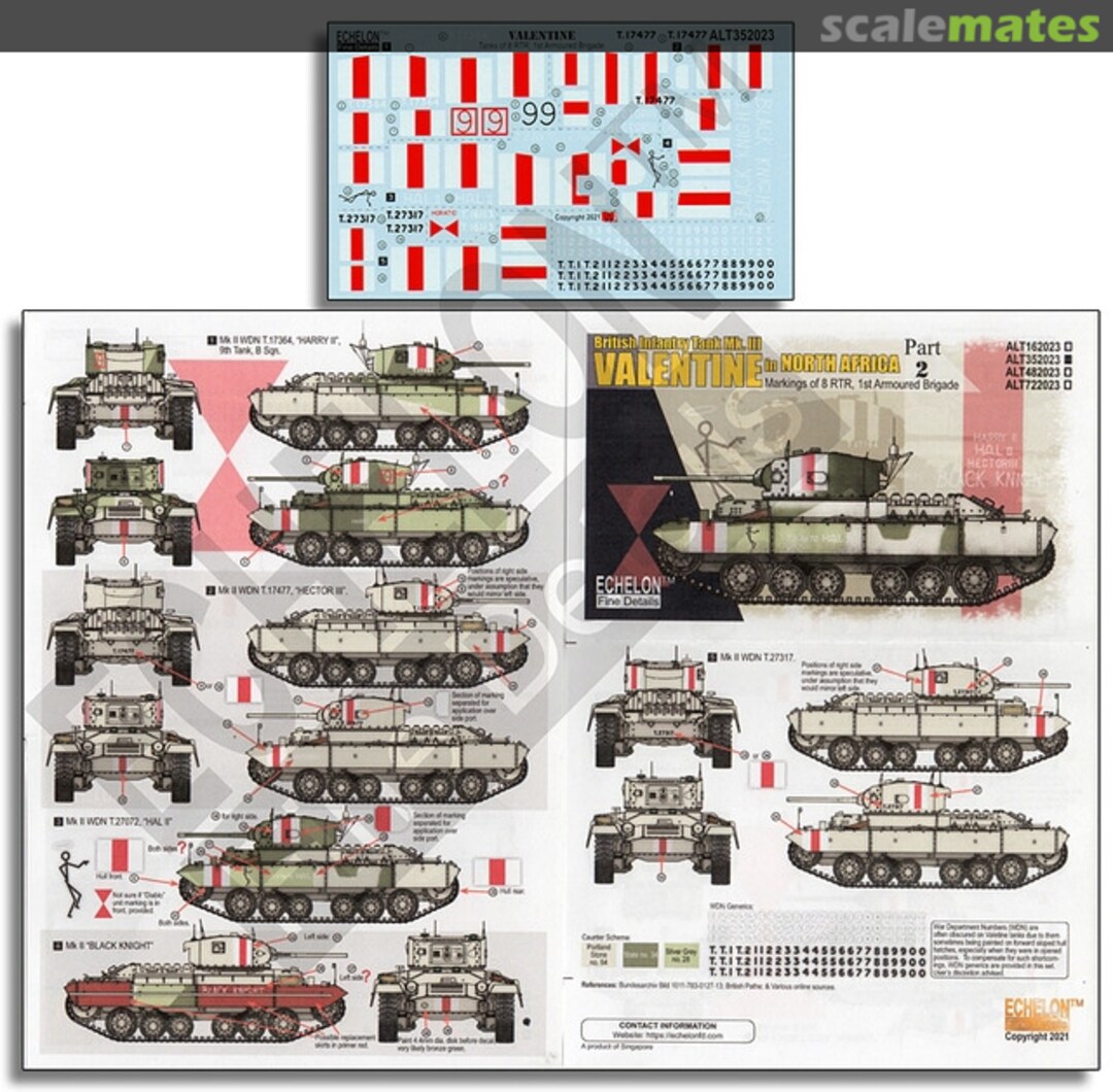 Boxart Valentines in North Africa (Pt 2) ALT352023 Echelon Fine Details