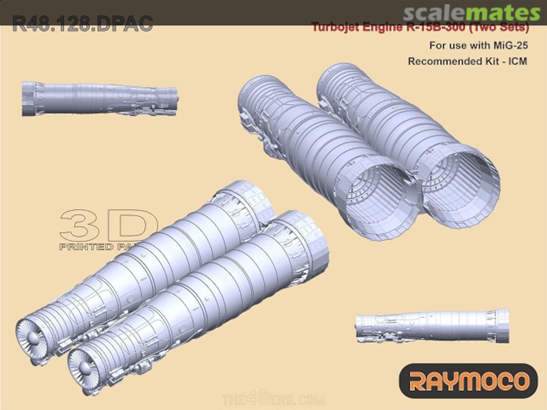 Boxart ​ Turbo jet engine R-15B-300 (two sets) R48.128.DPAC Raymoco