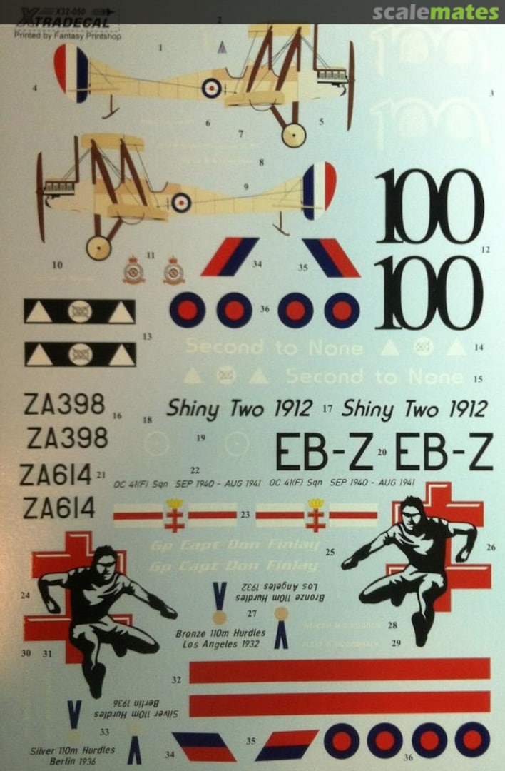 Boxart BAe Tornado GR.4 2 Squadron X32050 Xtradecal