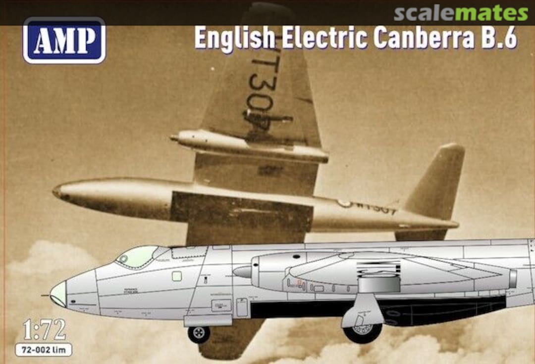 Boxart English Electric Canberra B.6 72-02 Lim AMP