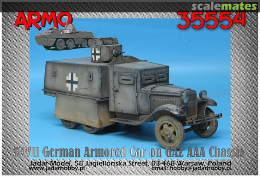 Boxart German Armored Car Conversion 35554 Armo