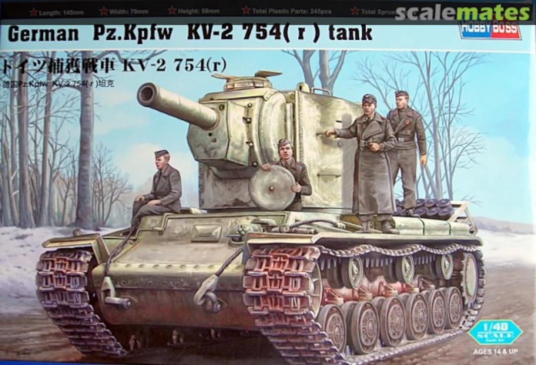 Boxart Pz.Kpfw KV-2 754(r) 84819 HobbyBoss