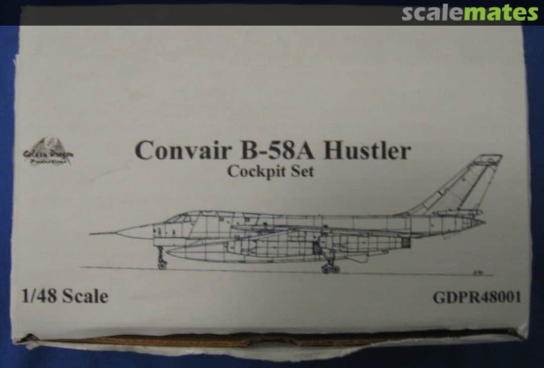 Boxart Convair B-58A Hustler Cockpit Set GDPR48001 Golden Dragon Productions