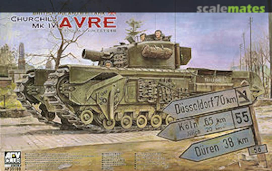 Boxart Churchill Mk.IV AVRE AF35169 AFV Club