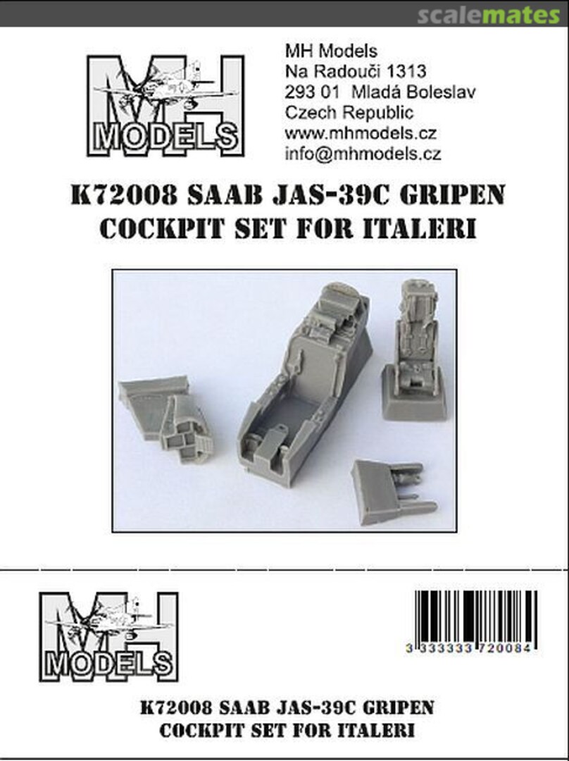 Boxart SAAB JAS-39C Gripen Cockpit Set K72008 MH Models