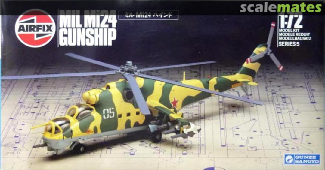 Boxart Mil Mi-24 Gunship GX-105 Airfix/Gunze