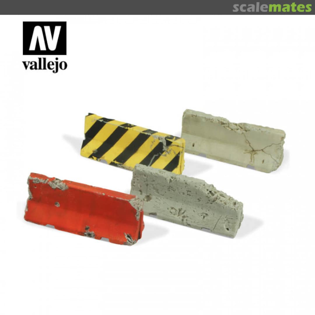 Boxart Damaged Concrete Barriers SC215 Vallejo