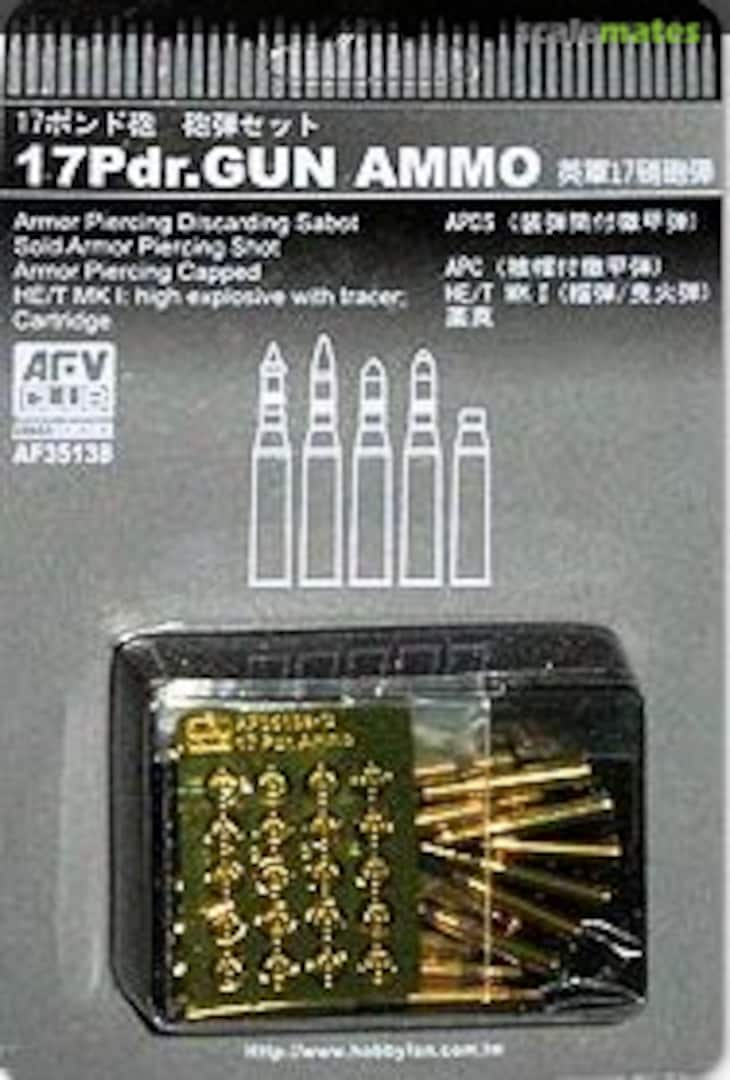 Boxart 17Pdr.Gun Ammo AF35138 AFV Club