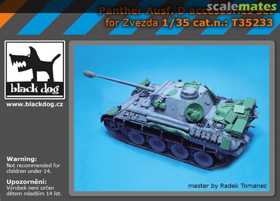 Boxart Panther Ausf.D accessories set T35233 Black Dog