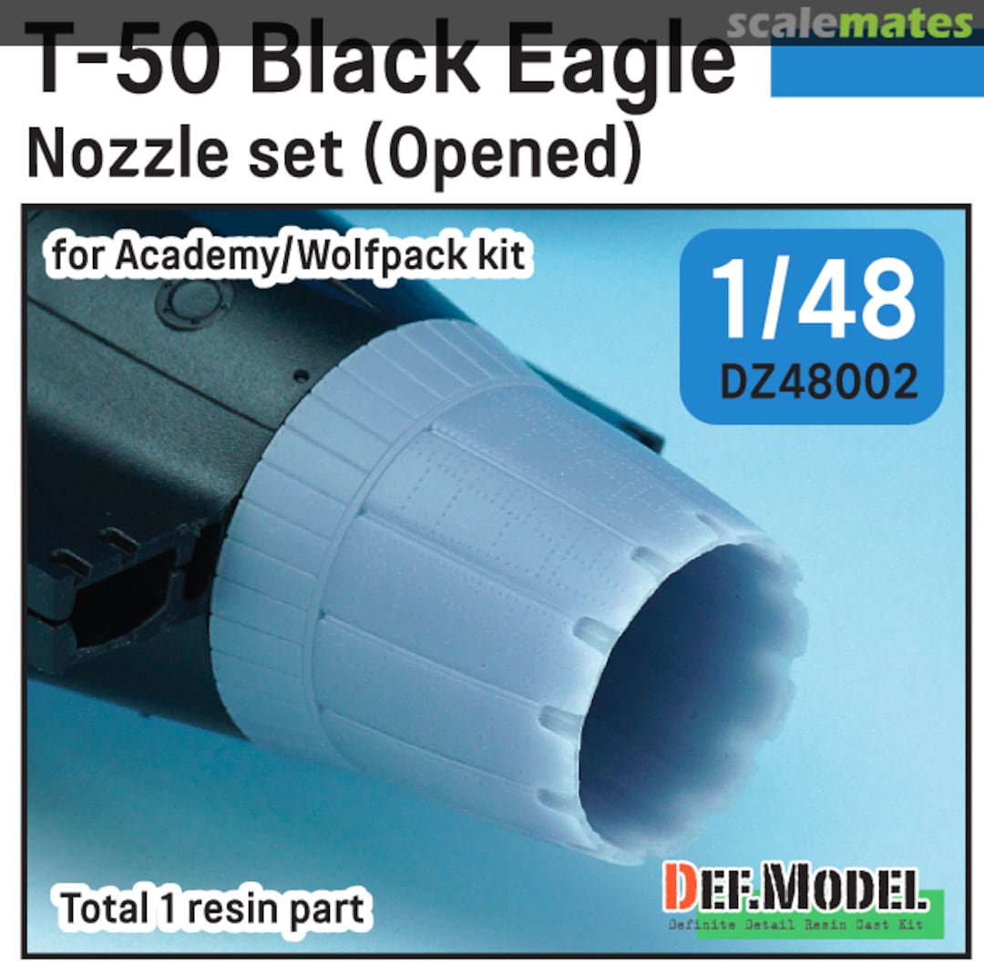 Boxart T-50 Black Eagle Nozzle set - Opened DZ48002 Def.Model