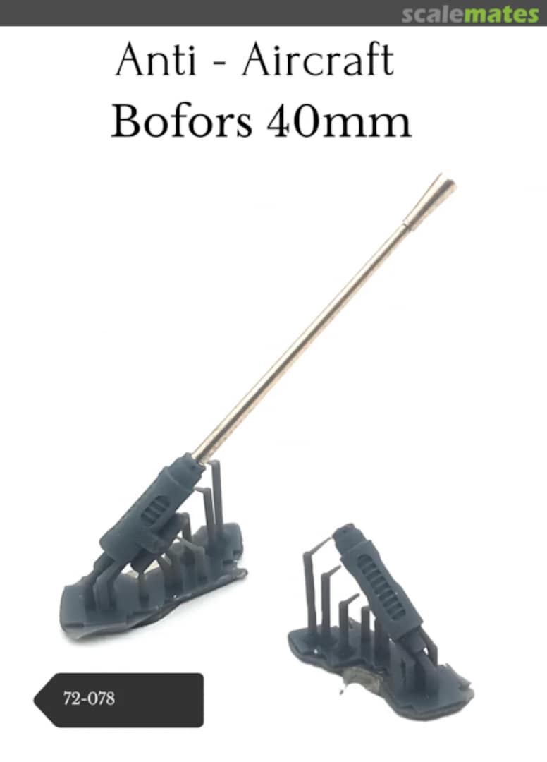 Boxart Bofors 40mm 72-078 MicroWorld