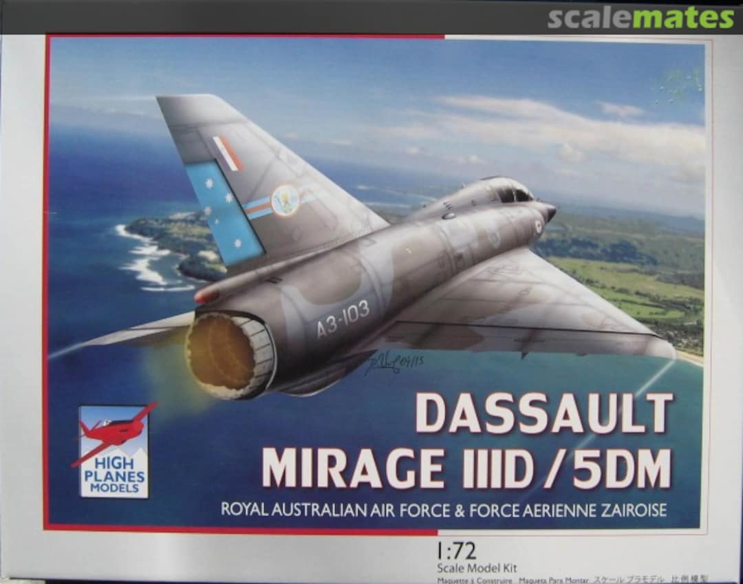 Boxart Dassault Mirage IIID / 5DM HPK072103 High Planes Models