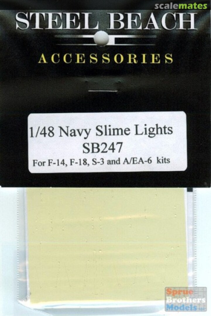 Boxart US Navy Slime Lights for F-14 F-18 S-3 A-6 EA-6 49047 Steel Beach