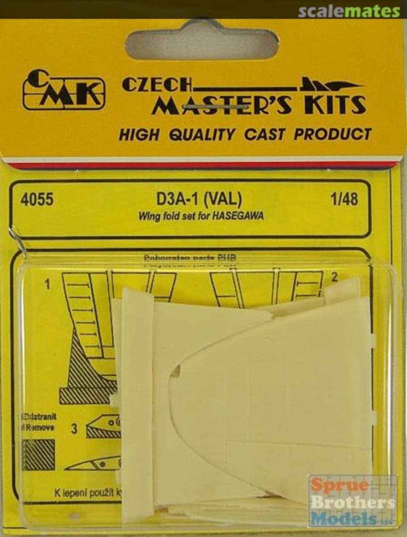 Boxart D3A-1 (VAL) Wing Fold set 4055 CMK