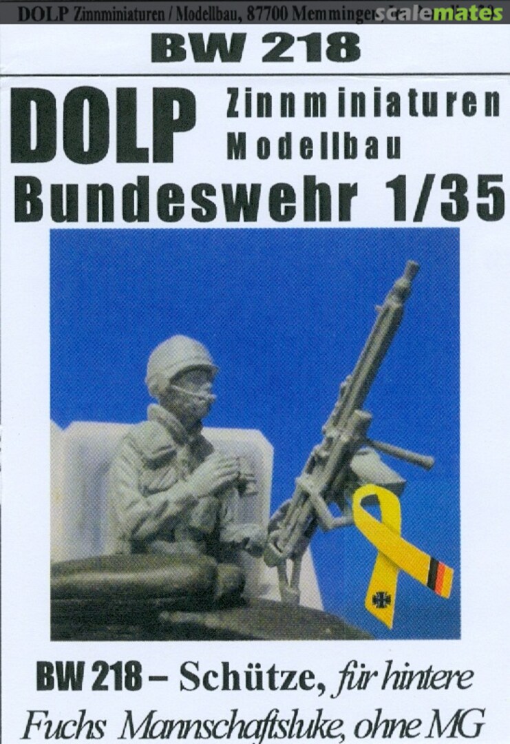 Boxart Schütze, für hintere Fuchs Mannschaftsluke, ohne MG BW218 DOLP-Modellbau