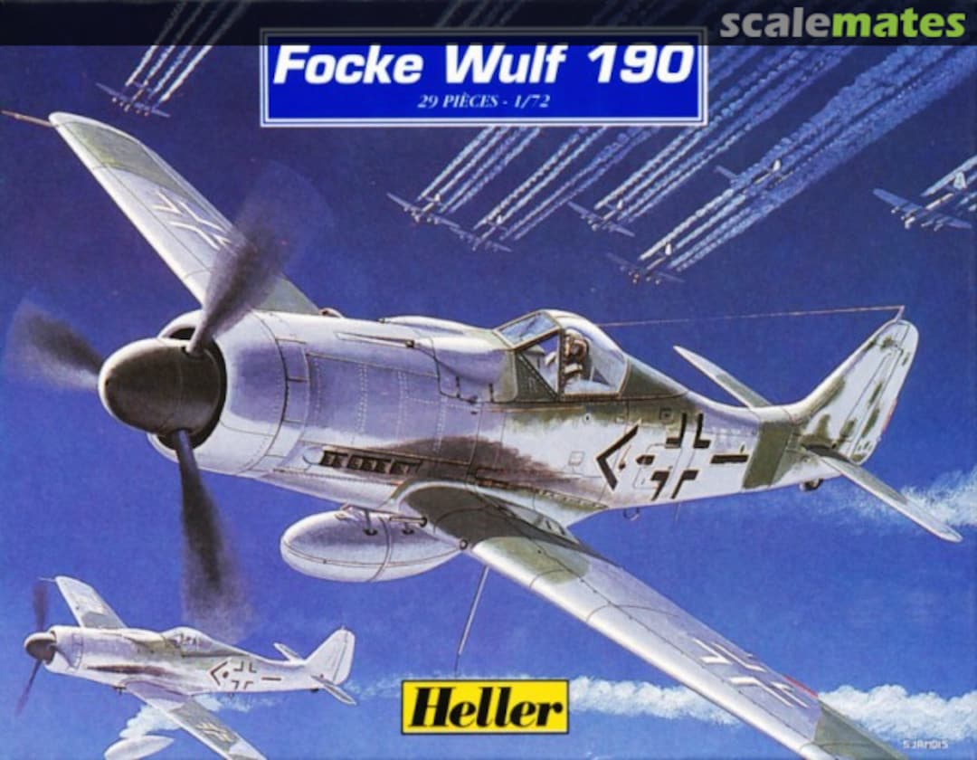 Boxart Focke Wulf 190 79764 Heller