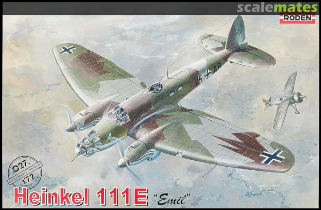 Boxart Heinkel He111E "Emil" 027 Roden