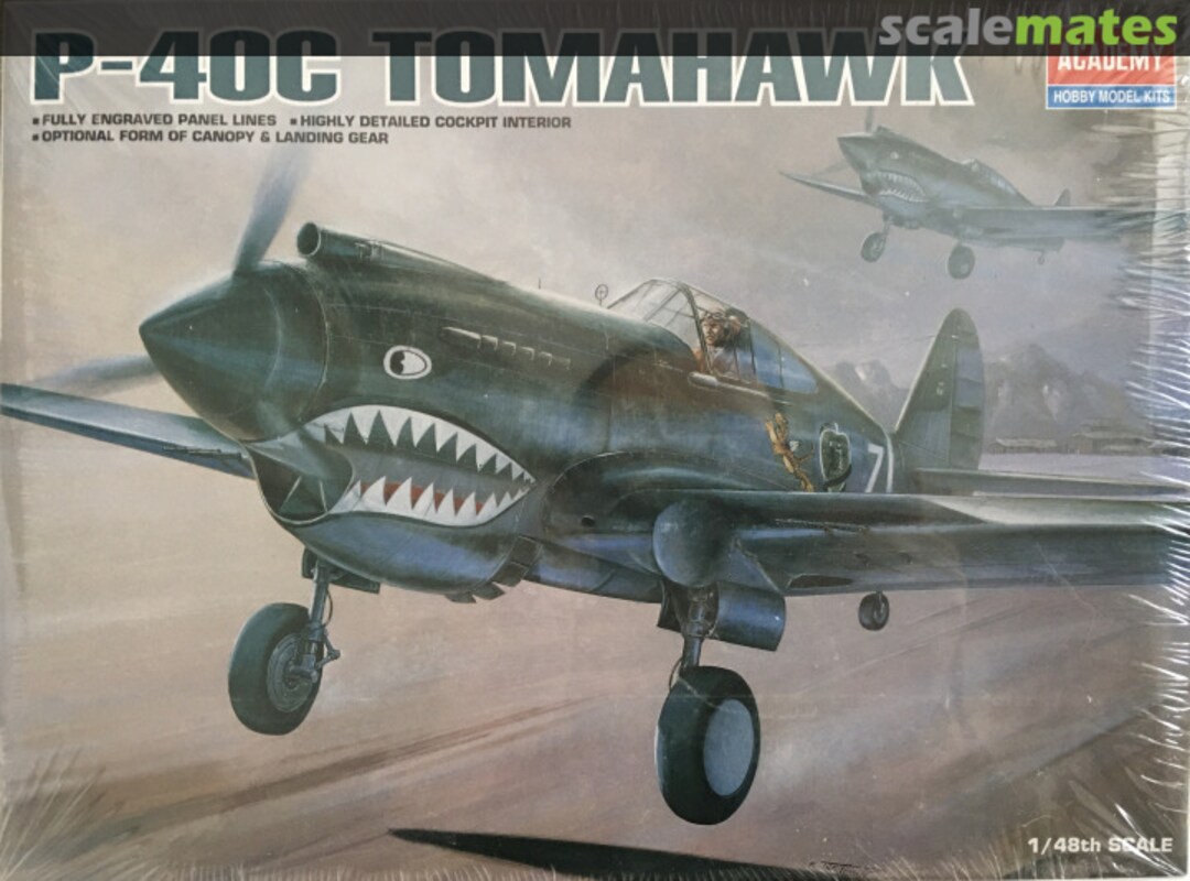 Boxart P-40C Tomahawk 2182 Academy