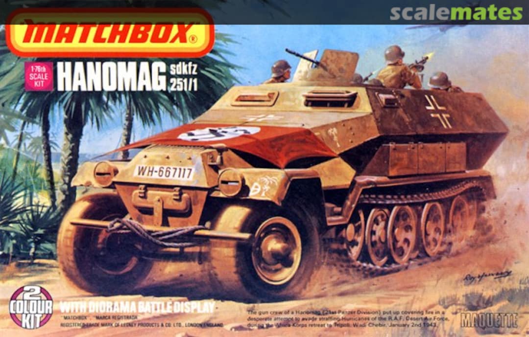 Boxart Hanomag Sd.Kfz. 251/1 PK-83 Matchbox