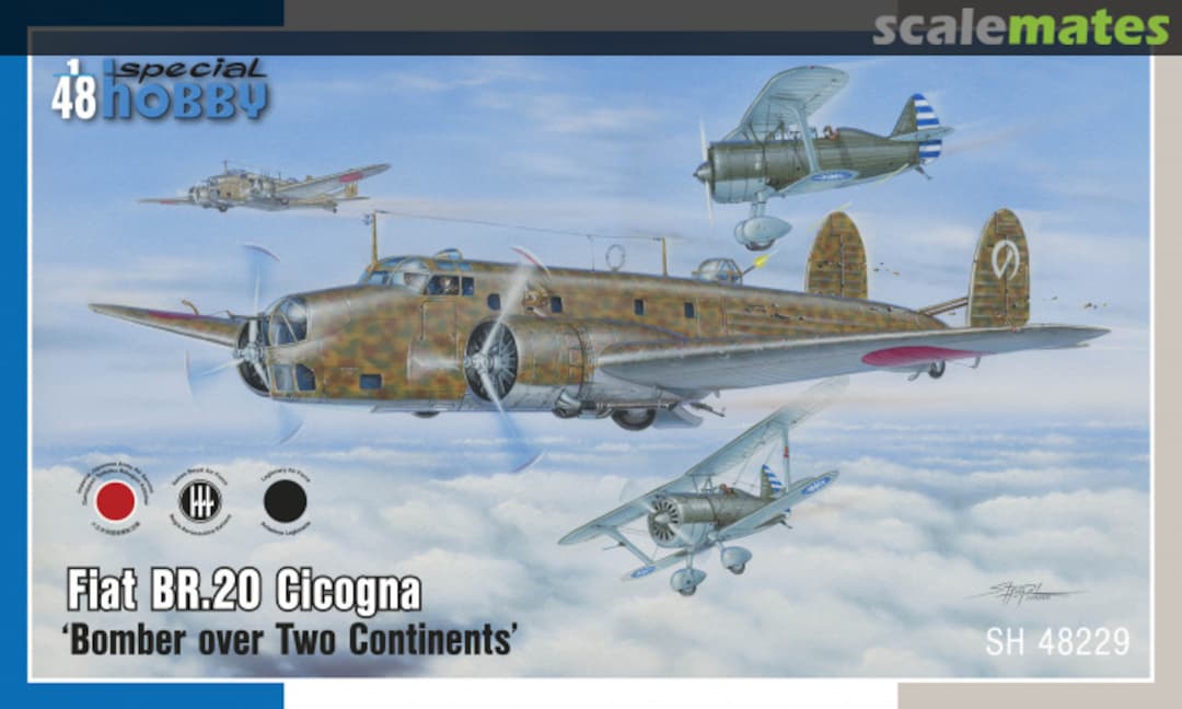 Boxart Fiat Br.20 Cicogna SH48229 Special Hobby