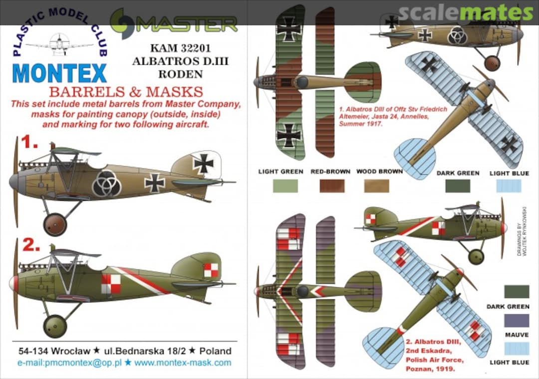 Boxart Albatros D.III KAM32201 Montex