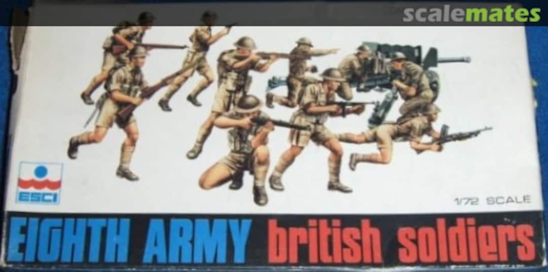 Boxart Eighth Army British Soldiers 8019 ESCI