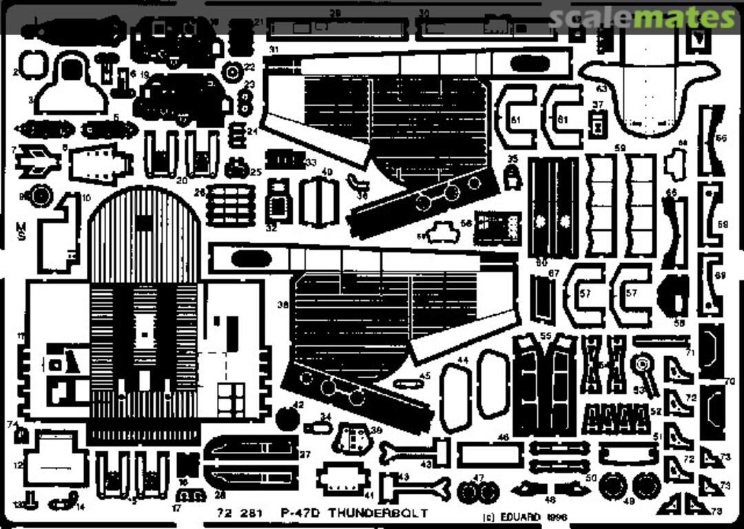 Boxart P-47D-25 Thunderbolt 72281 Eduard