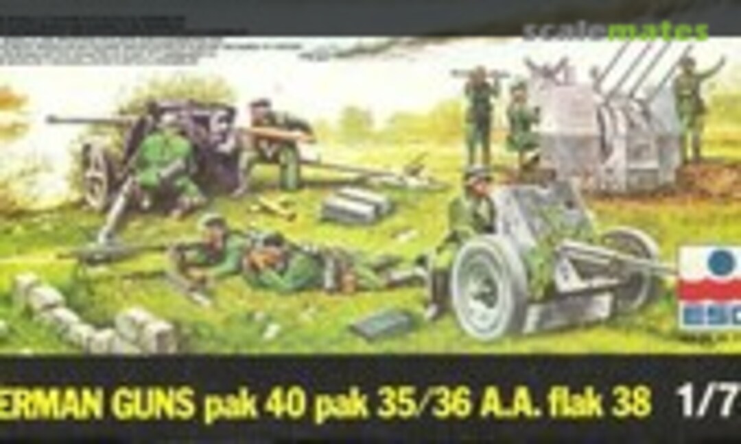 1:72 Pak 40, Pak 35/36 &amp; Flak 38 (ESCI 8020)