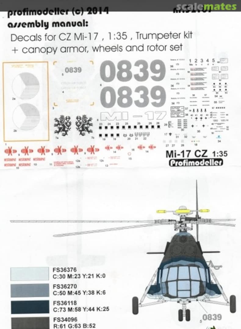 Boxart Decals CZ Mi-17 32179 Profimodeller