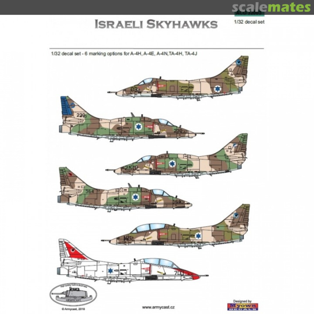 Boxart Israeli Skyhawks ACD 32003 Armycast M&M