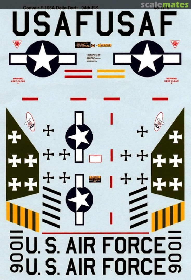 Boxart F-106A 48-1119 Microscale