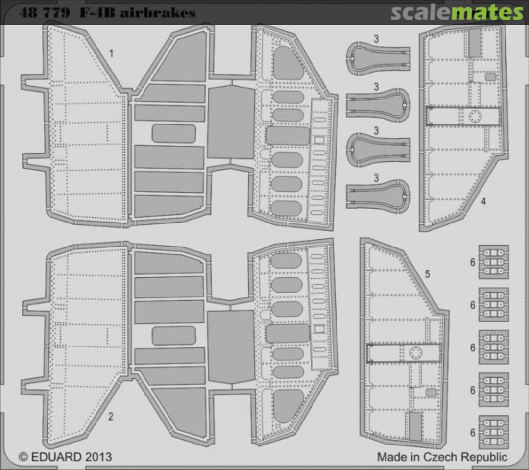 Boxart F-4B airbrakes 48779 Eduard