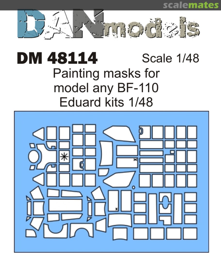 Boxart Painting masks for BF-110 DM48114 DANmodels