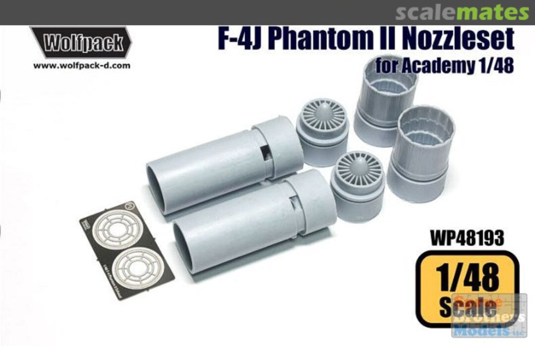 Boxart F-4J Phantom II J79 Engine Nozzle Set WP48193 Wolfpack