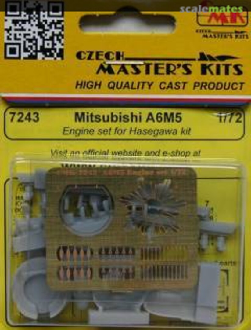 Boxart Mitsubishi A6M5 Engine set - Hasegawa - 7243 CMK